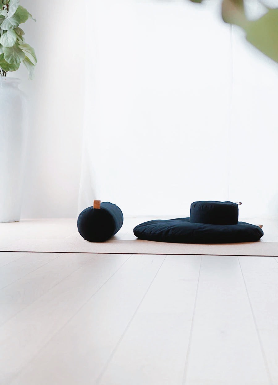 Meditation Cushion Set - Midnight Blue