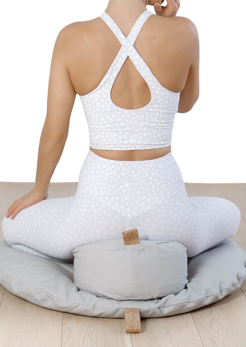 Meditation Cushion Set - Grey